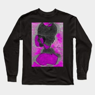 Perfume Botticelli with Fuchsia Face Long Sleeve T-Shirt